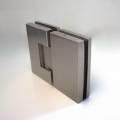 Charnière DQ380 pour paroi de douche - Inox brossé