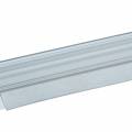 1 Joint bas de porte à 2 lèvres pour verre de 6 et 8mm - Translucide 